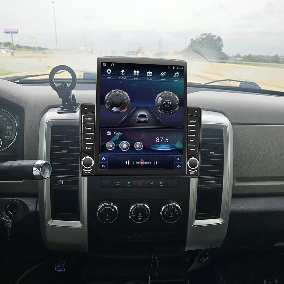 Android Car Radio Head Unit with GPS & CarPlay for Dodge Ram 1500/2500 (2008-2012)