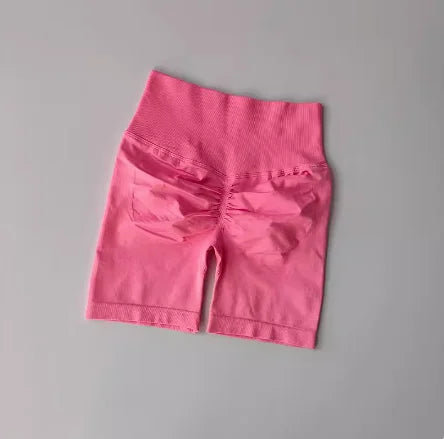 MMAlto Women's High Waist Yoga Shorts – Hip Push Up Tummy Control Gym Shorts | S-L | 21 Colors