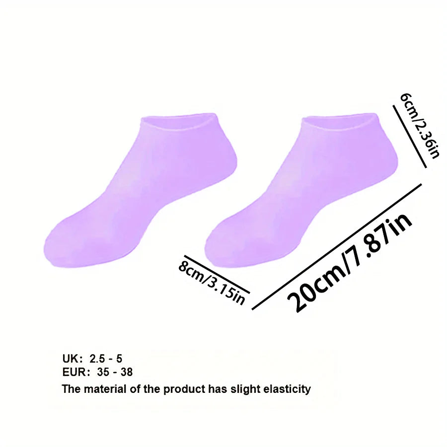 Moisturizing silicone foot socks for dry heels — view 6 of 17