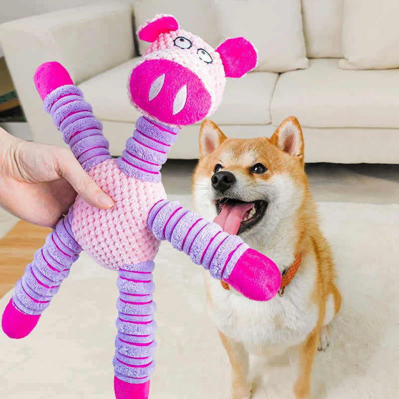 Soft Squeaker Plush Dog Toy - Interactive Puppy Toy – photo 3