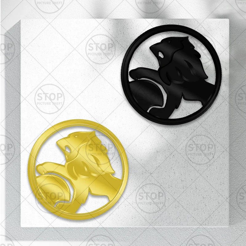 Car Sticker HSV Lion Logo 3D Decal Grille Steering Wheel Badge Rear Trunk Emblem For Holden Commodore Captiva Astra SS Cruze