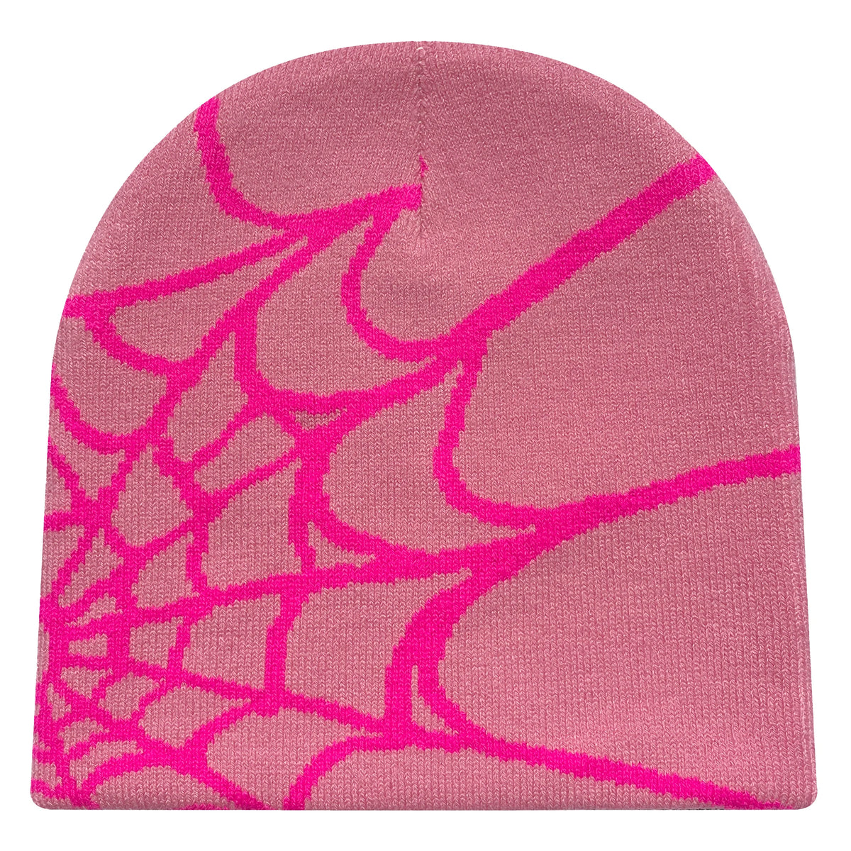 Spider Web Knit Beanie, Unisex Y2K Hat