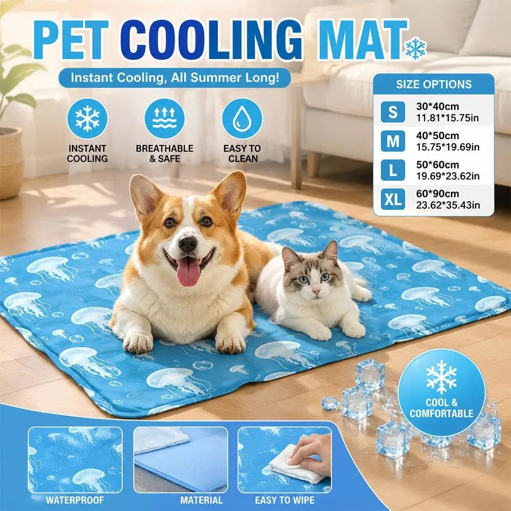 Self-Cooling Gel Mat for Dogs & Cats - Non-Slip, 4 Sizes – photo 6