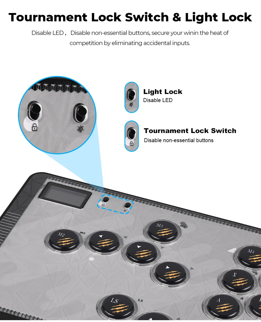 Haute42 C-AT Magnetic Leverless Hitbox Controller Stickless Arcade Controller Keyboard For PC/PS4/PS5/Switch Hitbox Fightstick
