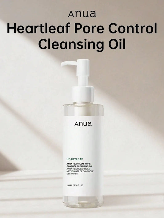 Anua Heartleaf Pore Control Cleansing Oil, Oil Cleanser for Face, Makeup Blackhead Remover, Korean Skin Care 6.76 fl oz(200ml)