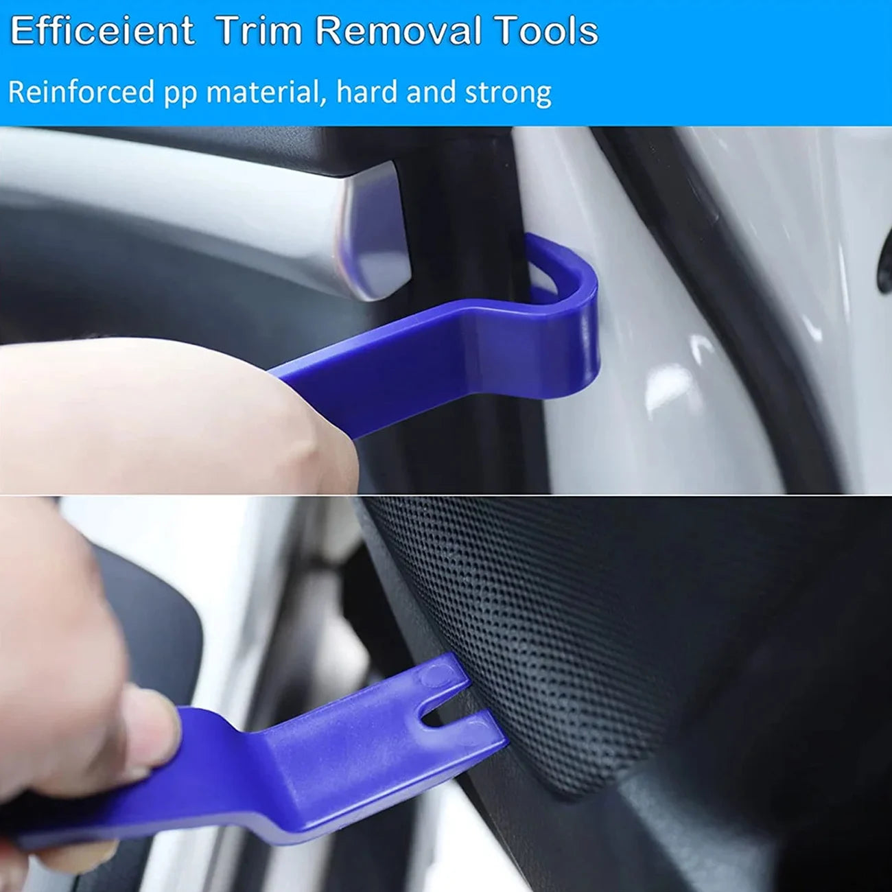 Car Interior Removal Kit - Easy To Pry Fasteners -Non-Scratch Remove Door Clips And Audio Instrument Panel