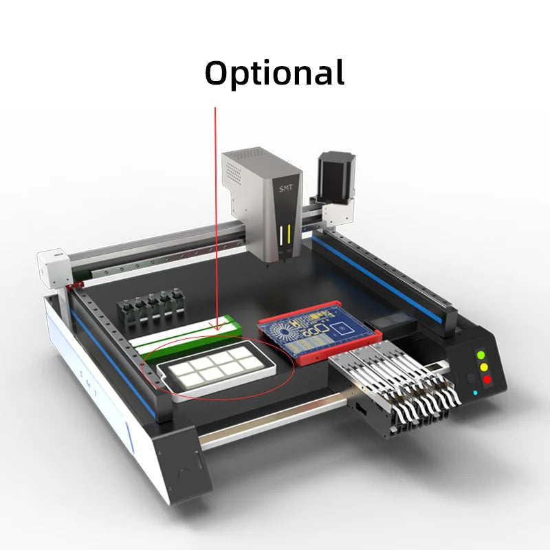 High-speed Fully Automatic Triple Vision Camera Desktop SMT Pick Place Machine SMT Machine Chip Mounter LED SMD 220V/110V