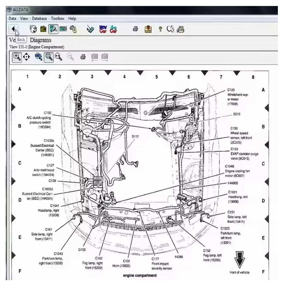 2025 Hot selling ALLDATA 10.53 Automotive Repair Software Car accessories Diagnostic Tool with Wiring Diagrams for Auto Repair