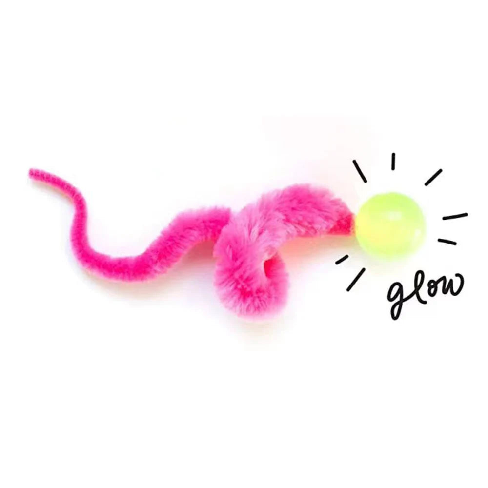 Bouncing Caterpillar Cat Toy - Colorful Elastic Teasing Ball – photo 5