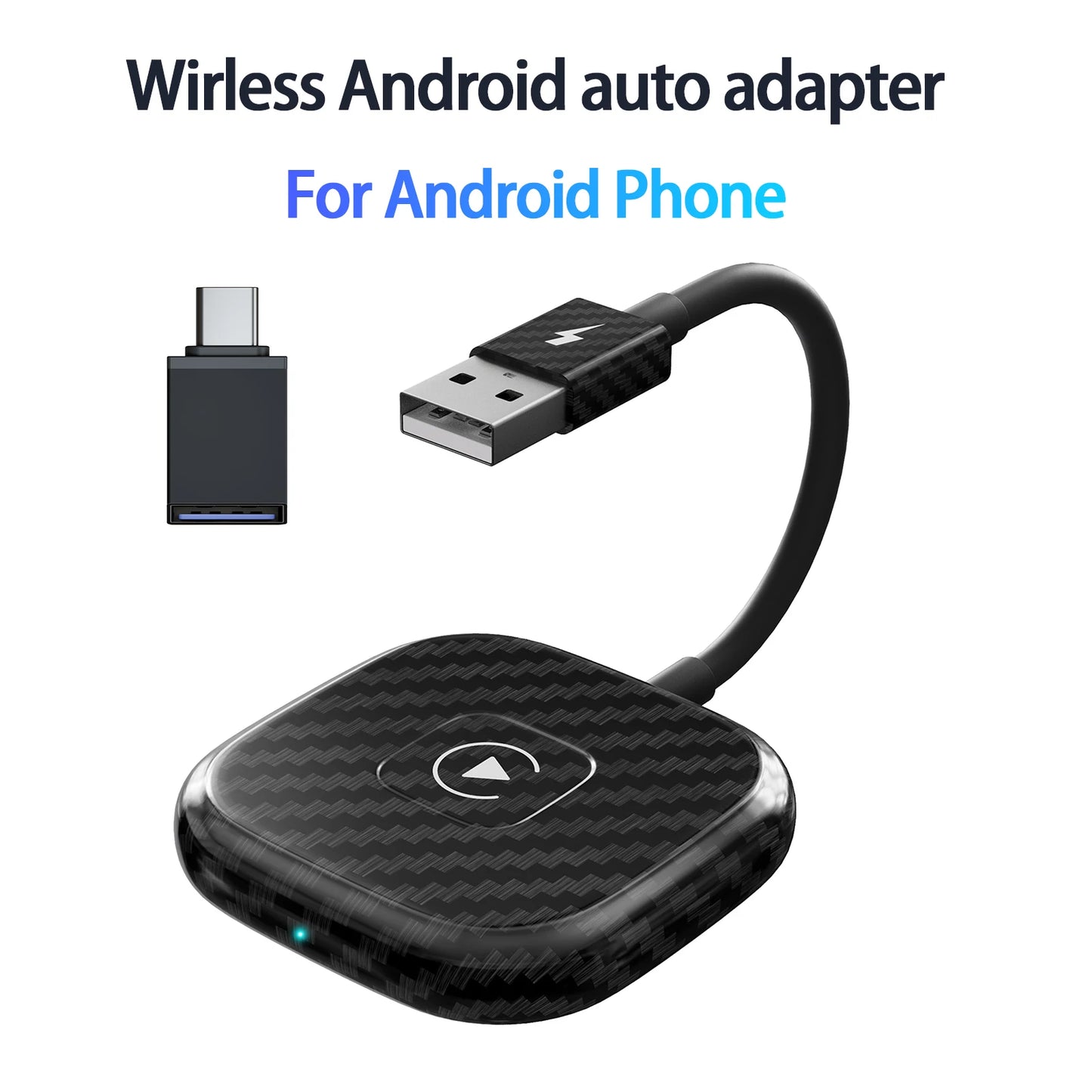 Wireless CarPlay & Android Auto Dongle — Converts Wired to Wireless, Plug and Play for iPhone & Android