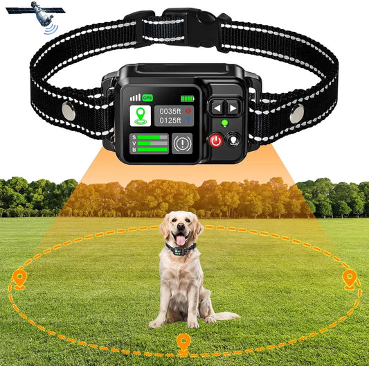 GPS Wireless Dog Fencing System – Electric Satellite Pet Fence | 15–2000m Range