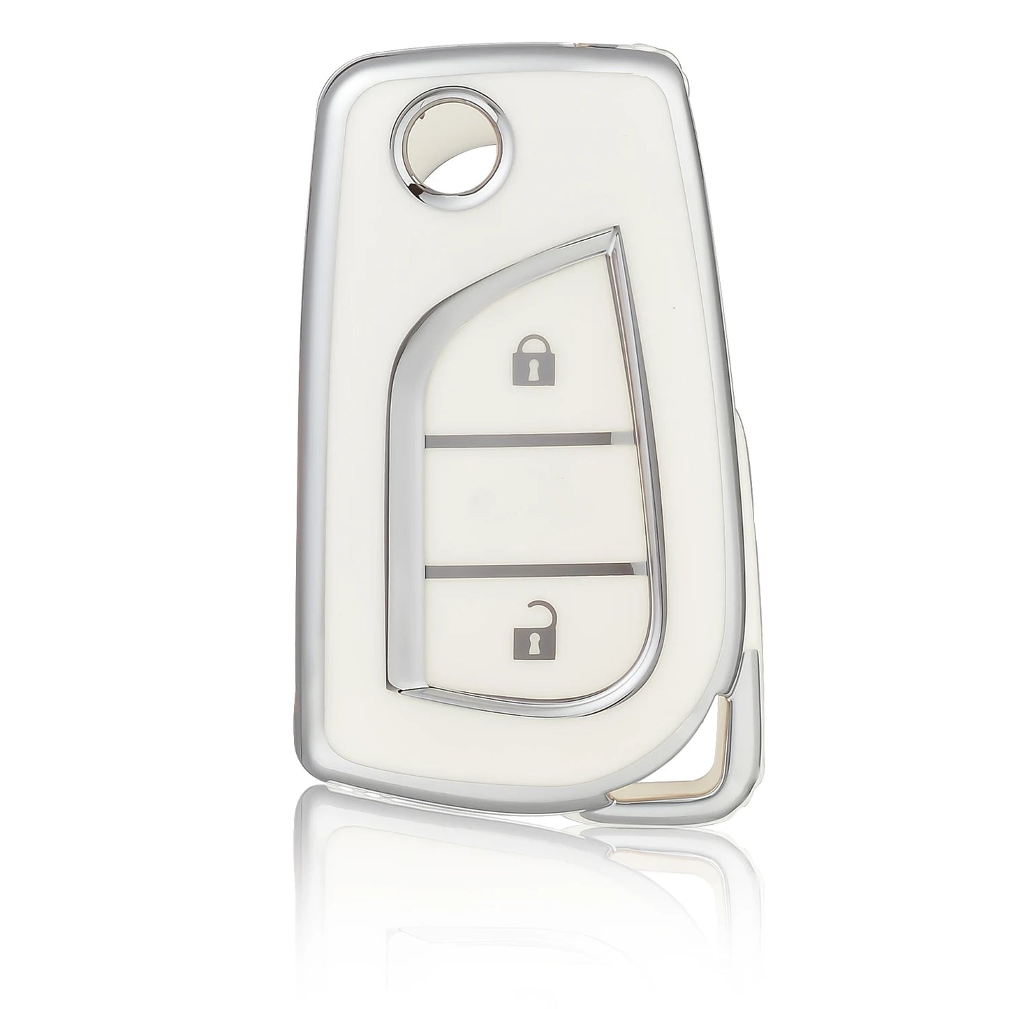 2 Button Key Case Shell Fob Keyring for Toyota Auris Corolla Avensis Verso Yaris Aygo Scion TC IM Camry RAV4 Forturner Hilux