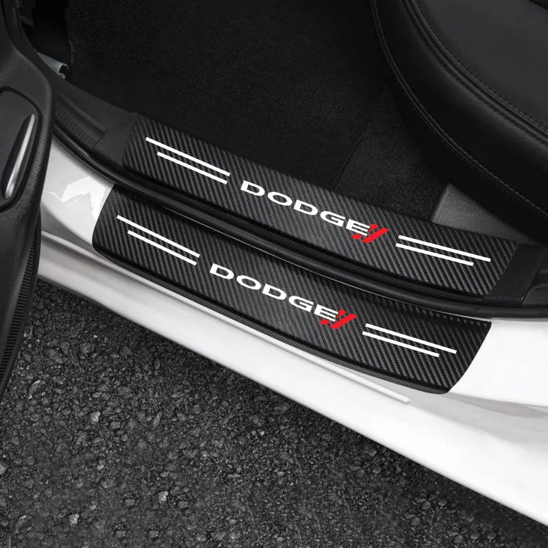 Carbon Fiber Trunk/Bumper Protector Sticker - Dodge RAM, Charger, Challenger