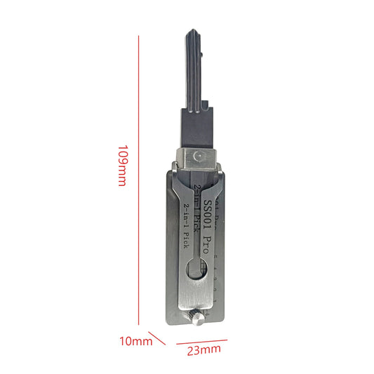 Stainless Steel Key Decoder Tool SS001pro O-ring Pickup Kit - photo 6