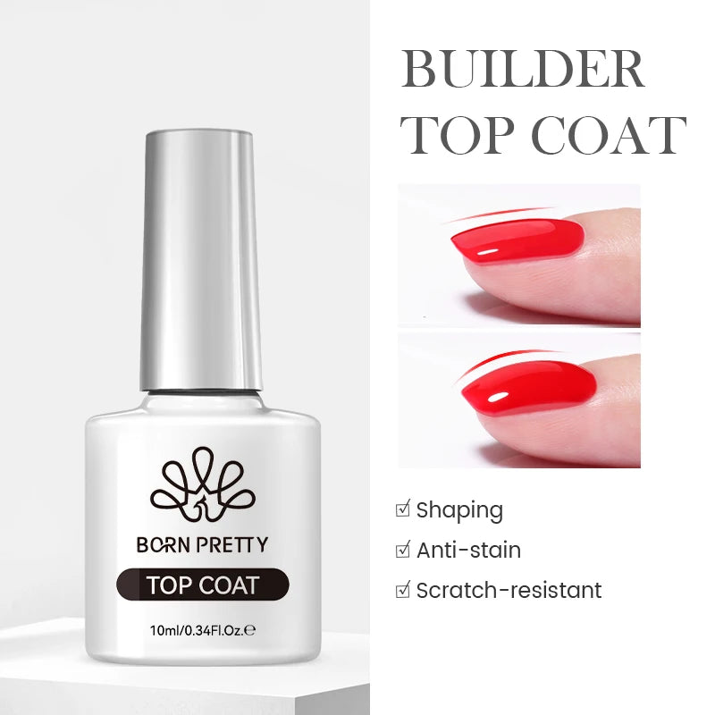 BORN PRETTY Christmas Green Glitter Gel Nail Polish 10ml Sparking Red Glitter White Gold Silver Santa Winter Snowflake Soak Off