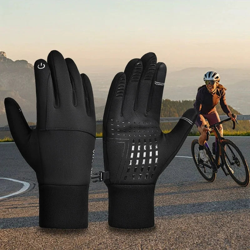 Anti-Slip Palm Winter Gloves - Thermal Gloves for Running and Cycling - photo 2