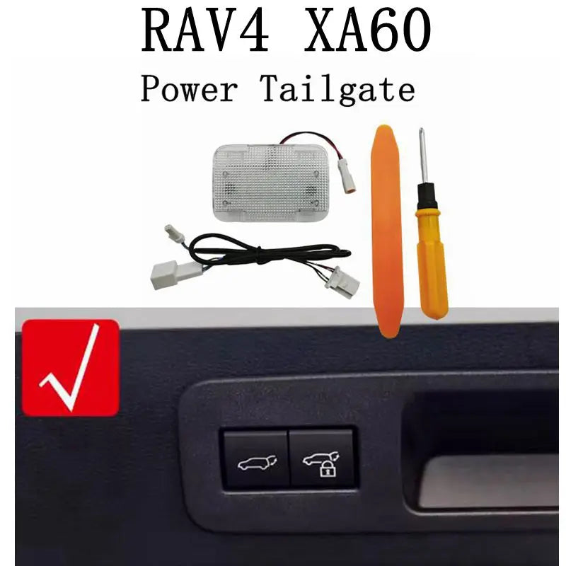Rear LED Tailgate Light For Toyota RAV4 XA60 2025 2026 Power Liftgate Illumination Kit