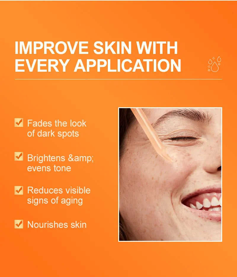 Vitamin C Whitening Facial Serum Hyaluronic Moisturizing Repair Anti-aging Repair Dull Face Essence Firming Skin Care Products