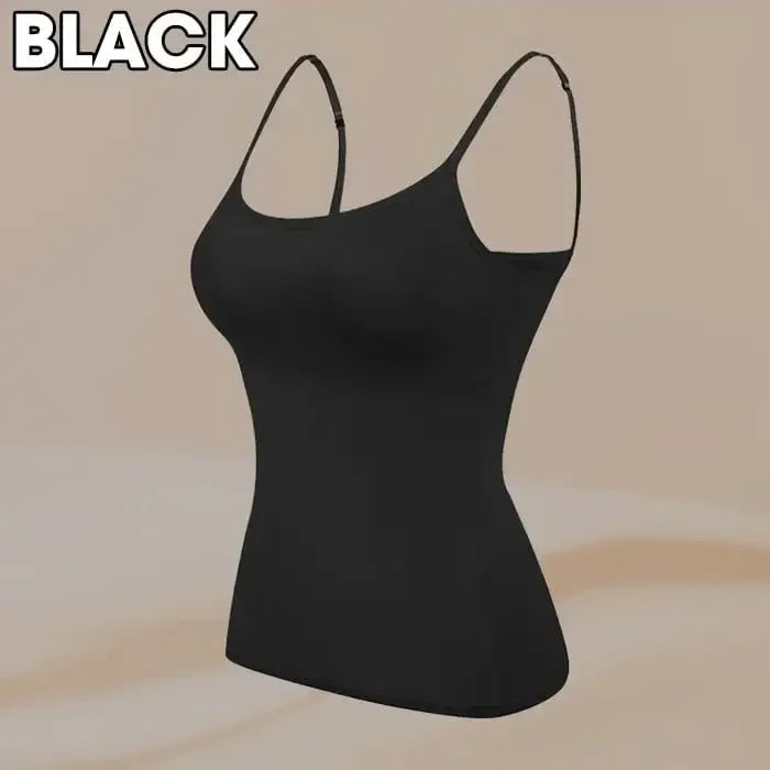 Women's Cami Bra Tank Top – Built-In Padded Bra Camisole | Wireless, Breathable & Seamless | S-6XL