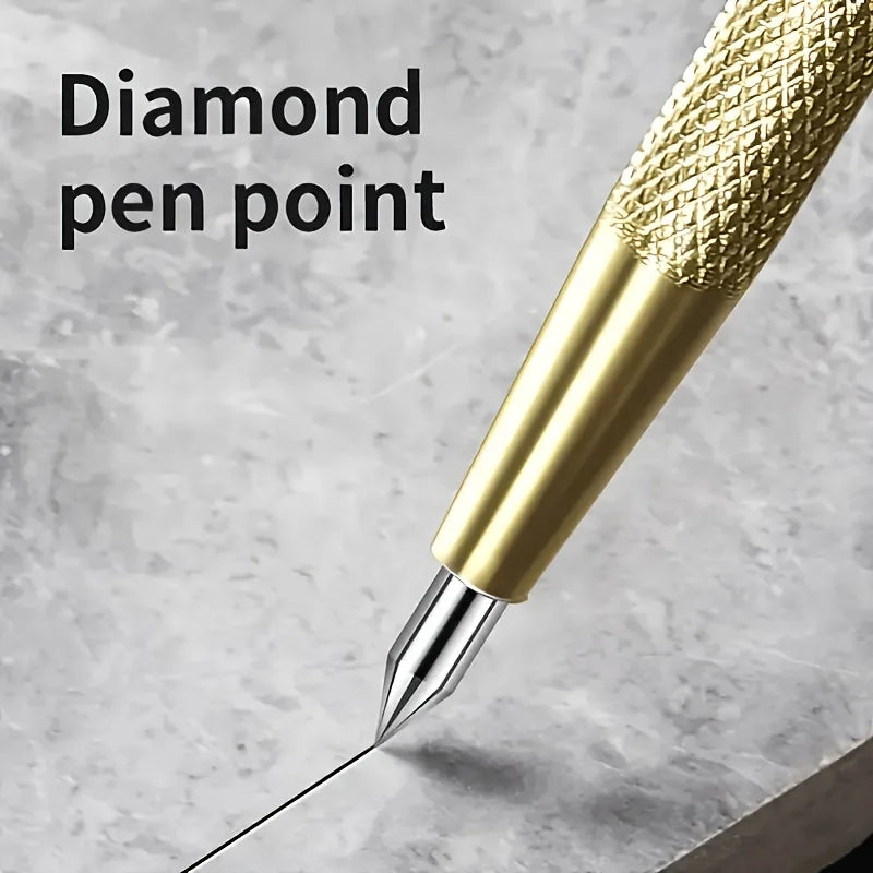 Diamond Tip Scribe Pen for Glass, Tile and Metal, 2 or 5 Pack