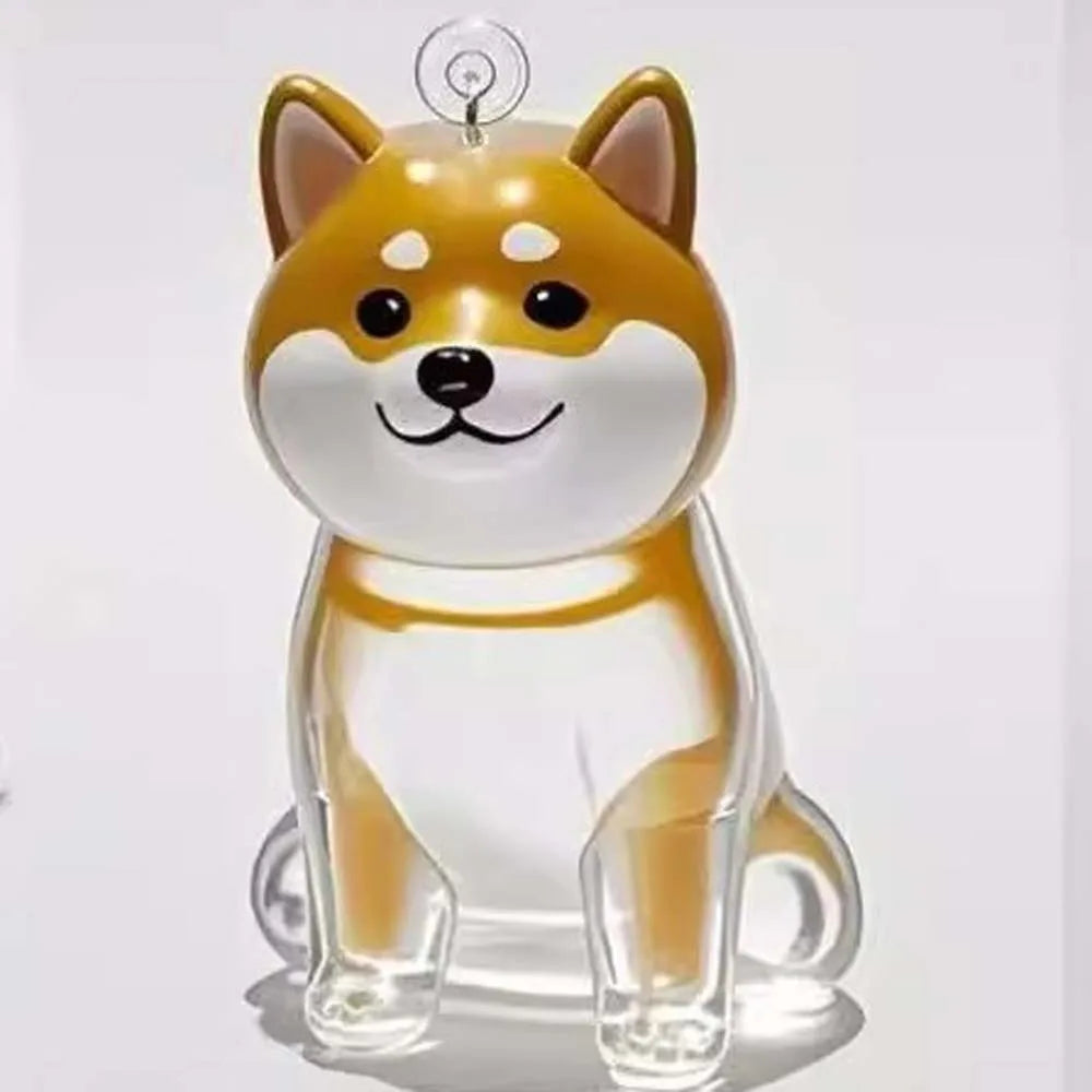 Transparent Pet Fur Keepsake Capsule Cartoon Dog Hair Storage Keychain DIY Hair Storage Decoration Backpack Pendant For Pet Love