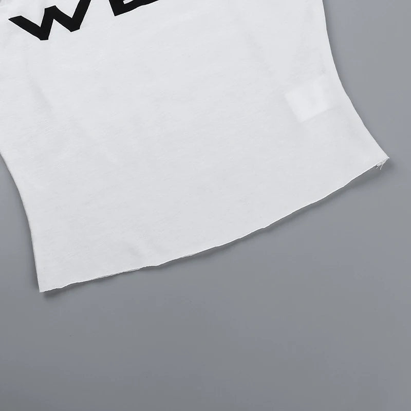 New 2026 Spring Women Sexy Tank Tops subtranslucent slim Tops Letter Printed White Women's Racerback Vest Summer Clothes