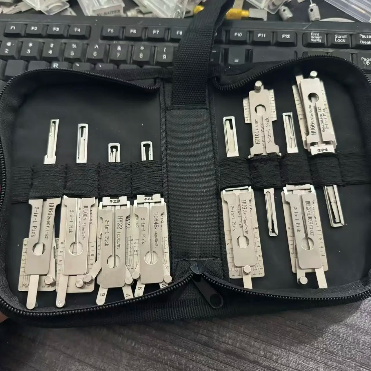 8PCS LISHI 2in1 Decoder For Volkswagen Audi Mercedes-Benz Skoda Porsche Ford Chevy Buick Hyundai Toyota BMW Locksmtihs tool