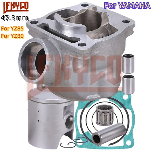 Motorcycle Accessories 47.5mm Engine Parts Cylinder Kit 85CC Motor for Yamaha YZ85 2002-2020 YZ 85 80 YZ80 1993-2001 Motoblock