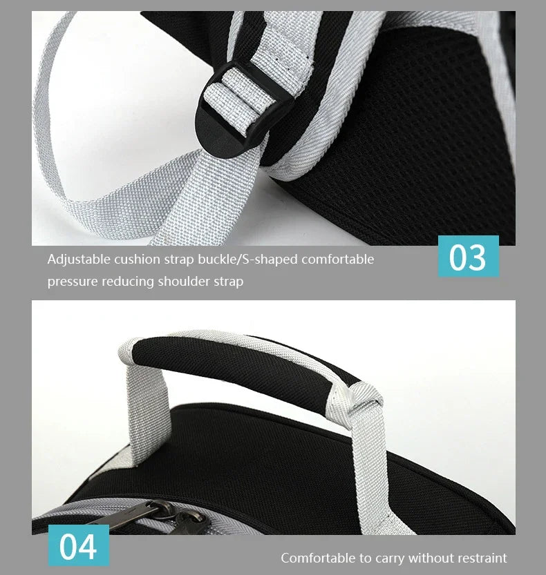 Portable Cat Pet Carrier Backpack Transparent Capsule Bubble Pet Backpack Small Animal Puppy Kitty Breathable Carrier for Travel