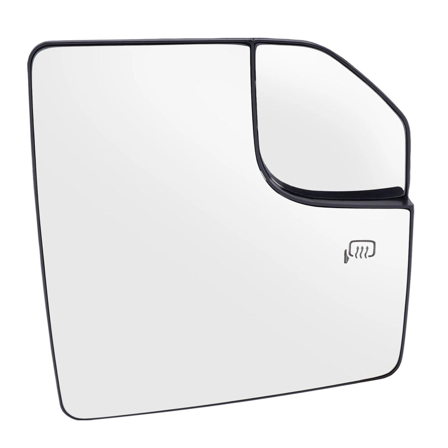 Heated Wide-Angle Mirror Glass with Backing Plate for Ford F-150 2015–2020