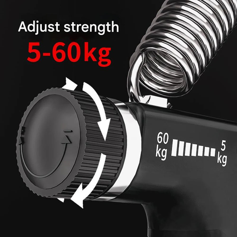 Mechanical Counting Grip Strength Trainer with Finger Exerciser