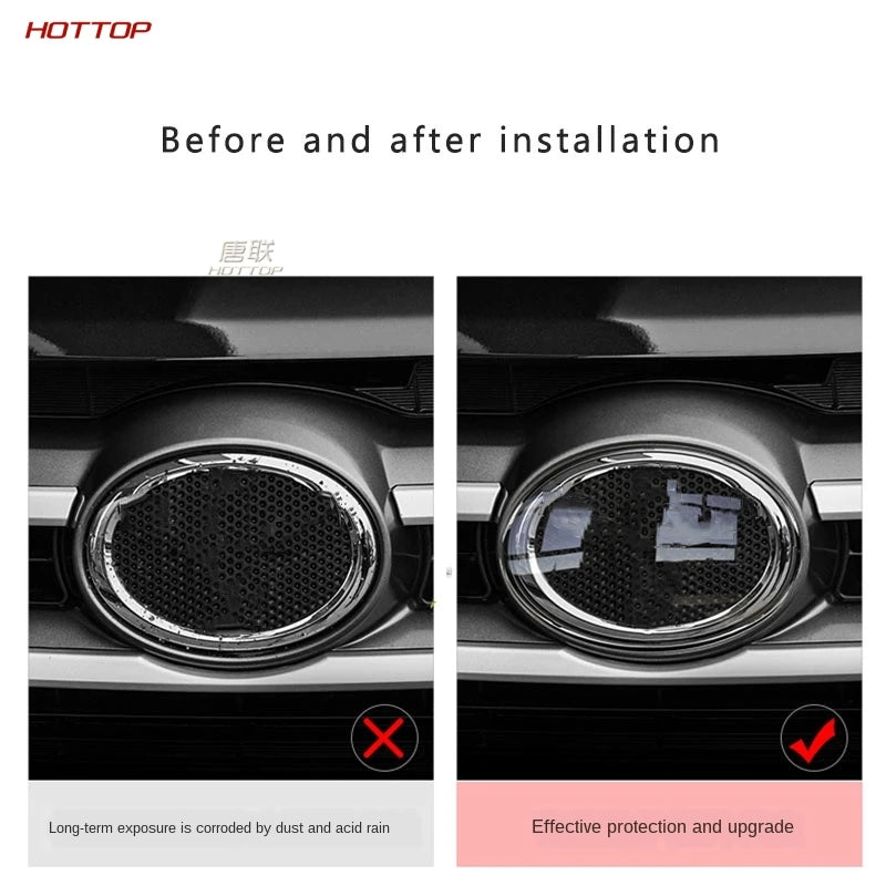 For Toyota Rav4 Corolla Camry Highlander Chr Prius Car Logo Cover Protective Cover Dust Cover Front Rear