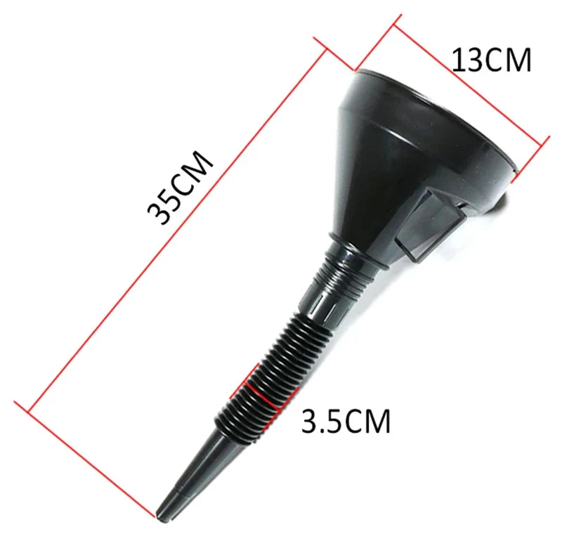 Universal Telescopic Car Refueling Funnel Engine Oil Filter Transfer Funnels Foldable Portable Funnels Accessories