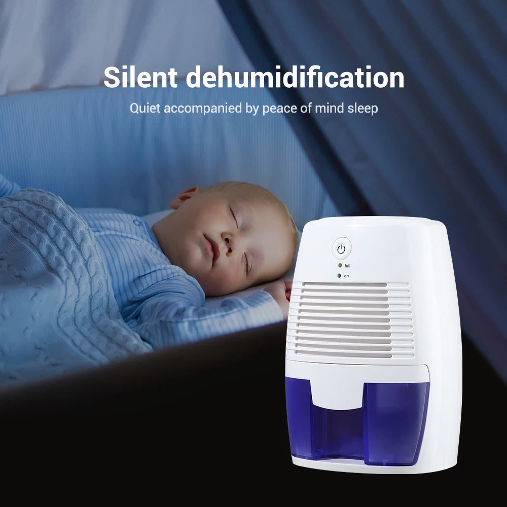 Home Dehumidifier Bedroom Mute Moisture Absorber Air Dryer Mini Humidity Dehumidifier for Bathroom Kitchen Clothes Desiccant