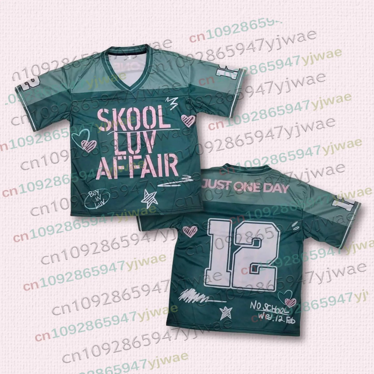 Skool Luv Affair Football Jersey World Tour 2026 Comeback Merch Shirt Kpop Gift for Summer Men's And Women's Cosplay T-shirts