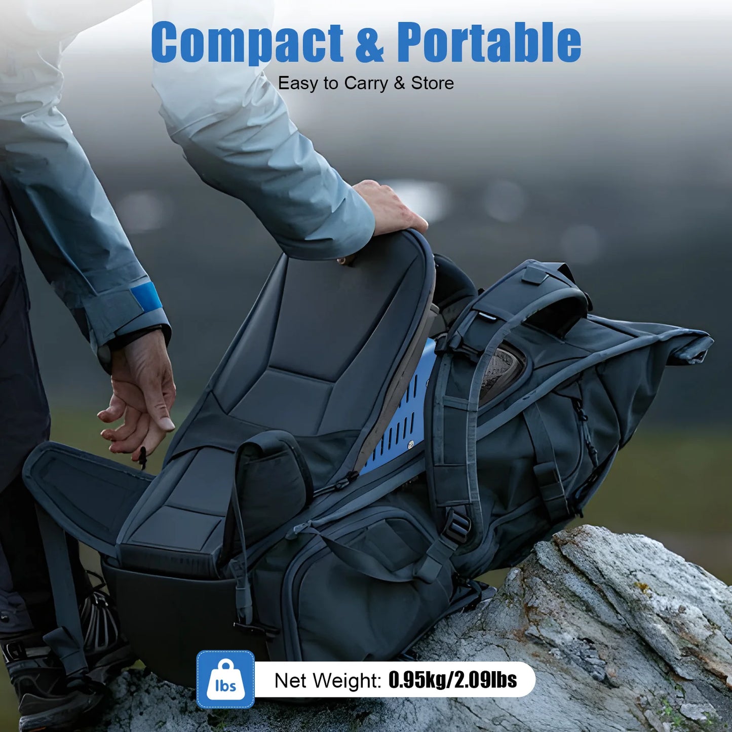 Hand Crank Generator 20W Portable Emergency Power Bank with 5V USB Output for Outdoor Survival Camping Travel Phone Charger