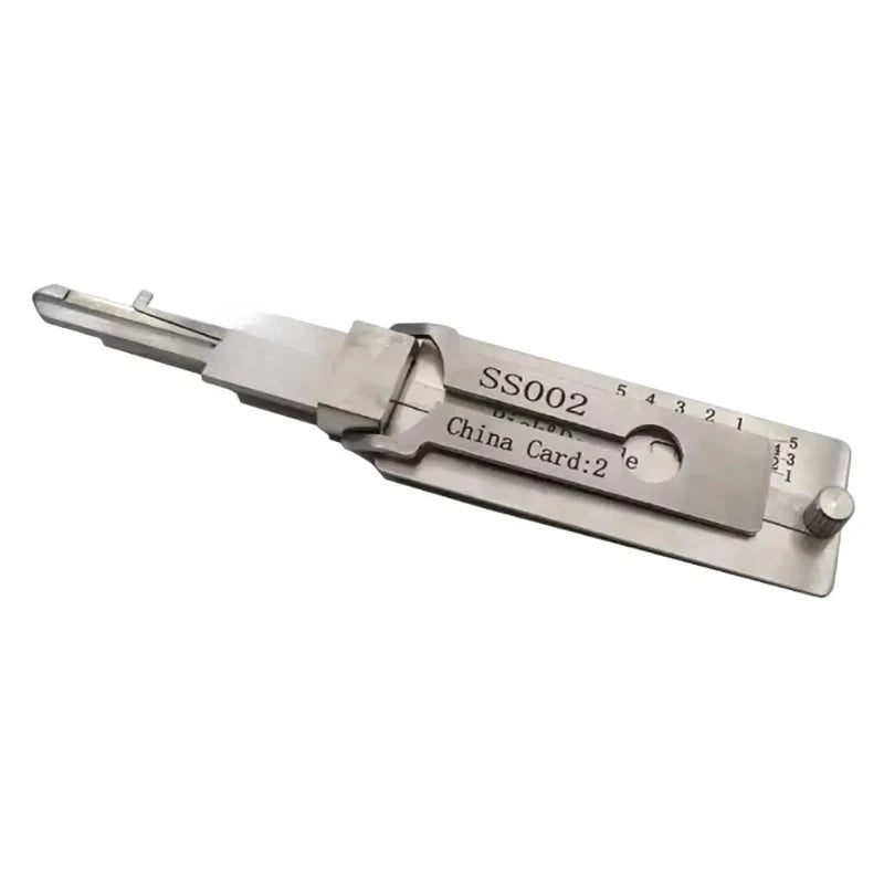 2026 NEW Locksmith Tool Set SS002 2-in-1 Implement for Servicing or Decoding Specific Models of Home and Civilian Door Locks