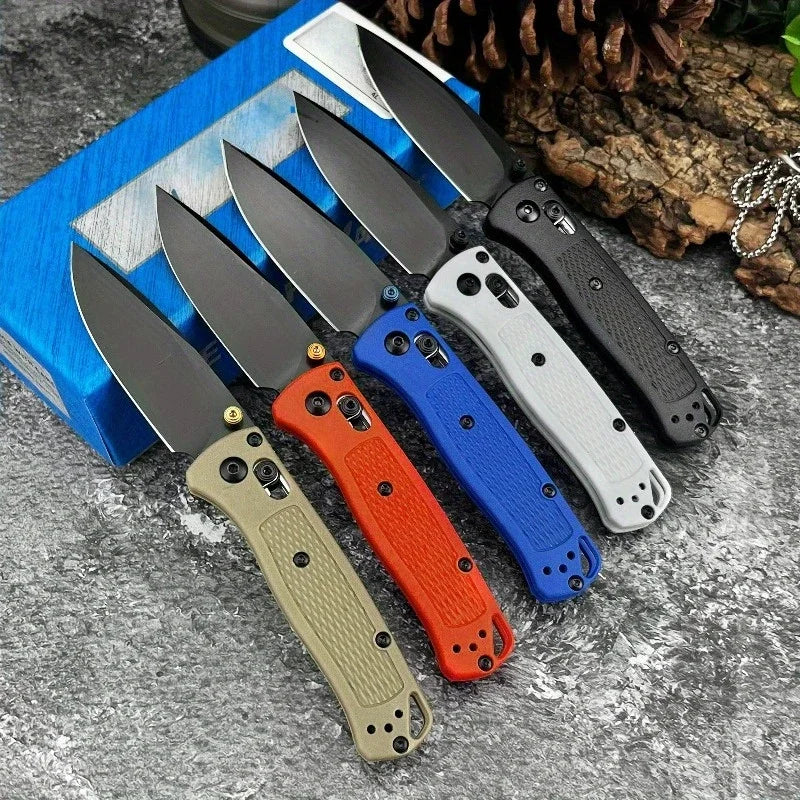 BM 533 Bugout Axle Lock Folding Knife S30V Steel Blade Nylon Fiber Handle Outdoor Camping Survival EDC Practical Cutting Knife