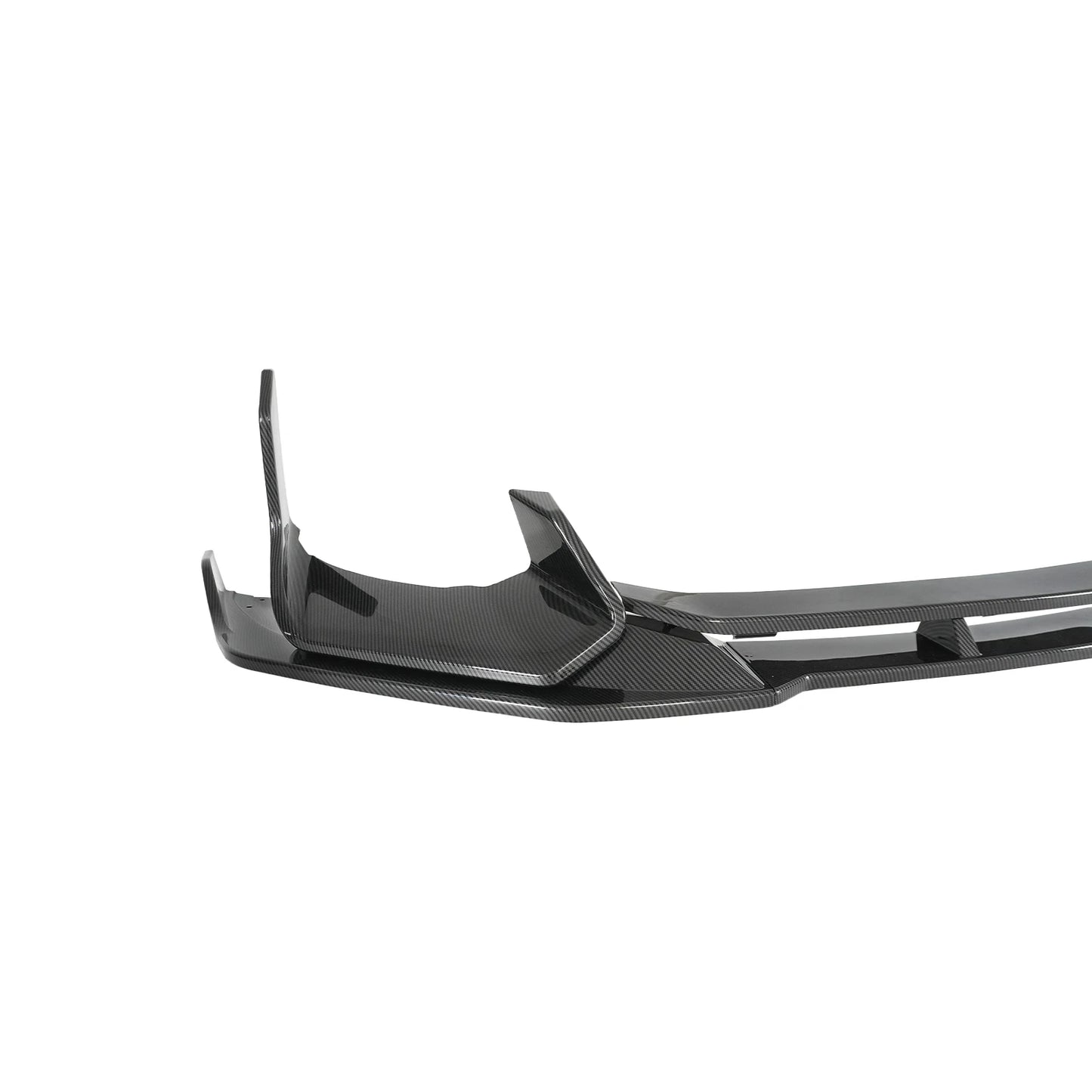For Kia Stinger 2026-2026 A Set Of Front Bumper Lip Ad Style Car Accessories Carbon Fiber Painted Glossy Black Body Kit