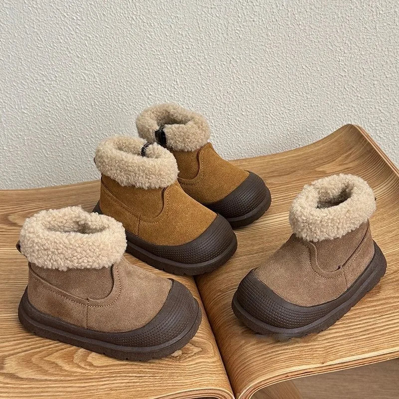 Toddler Fleece-Lined Snow Boots - Warm Winter Ankle Boots - photo 3