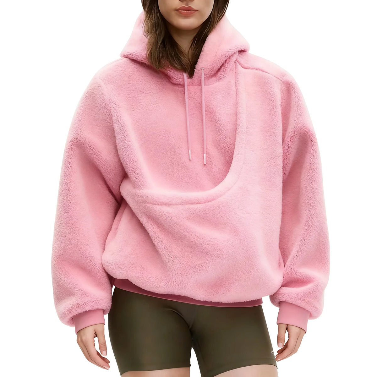 Women's Pet Carrier Hoodie with Kangaroo Pouch for Small Dogs and Cats
