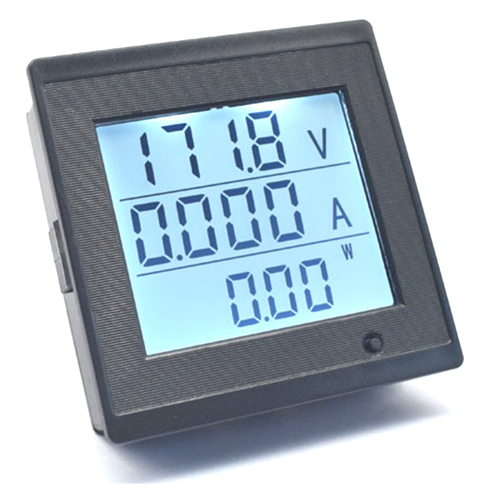 DC 6-200V 20A Voltage Current Meter LCD Digital Display Power Consumption Impedance Multi-Function Meter Tester Tools With Alarm