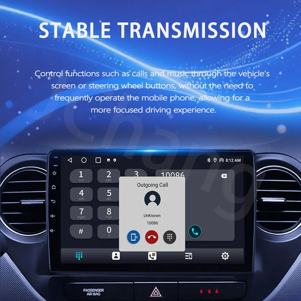 Car Stereo with Apple CarPlay & Android Auto, Compatible with Peugeot 2008 & 208 (2019-2022)