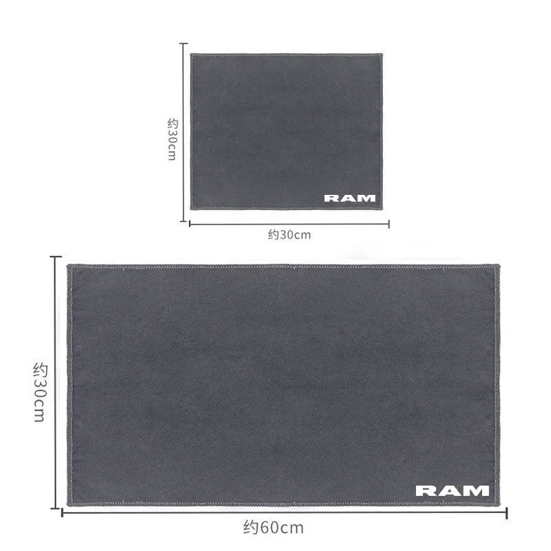 Dodge RAM Microfiber Cleaning Cloth - Car Wash & Detailing Towel