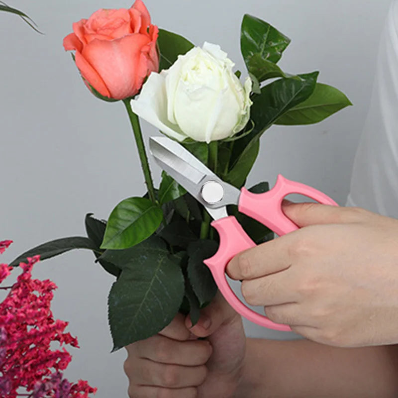 Professional Bonsai & Garden Scissors – PTFE Bypass Pruning Shears with Ergonomic Grip | Floral & Plant Pruner