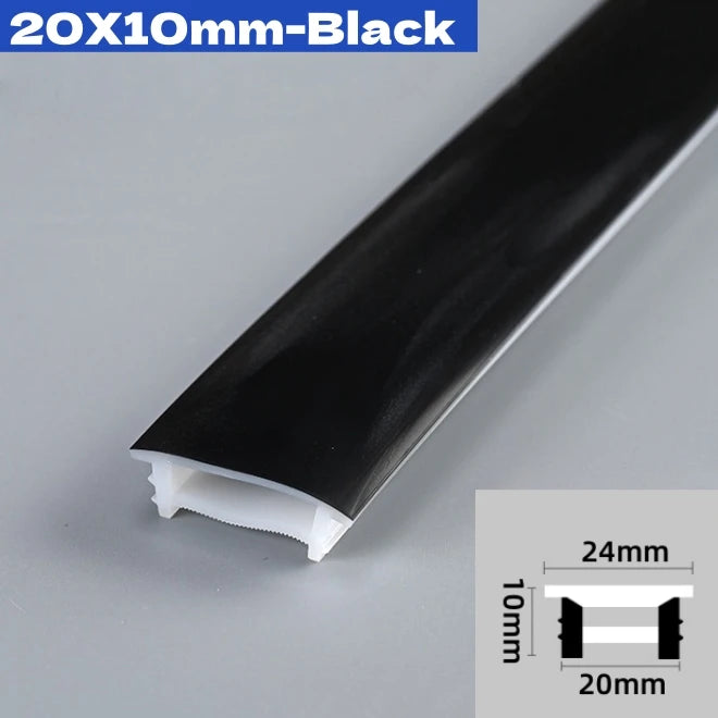 Flexible LED Neon Rope Diffuser Channel — WS2812B Compatible