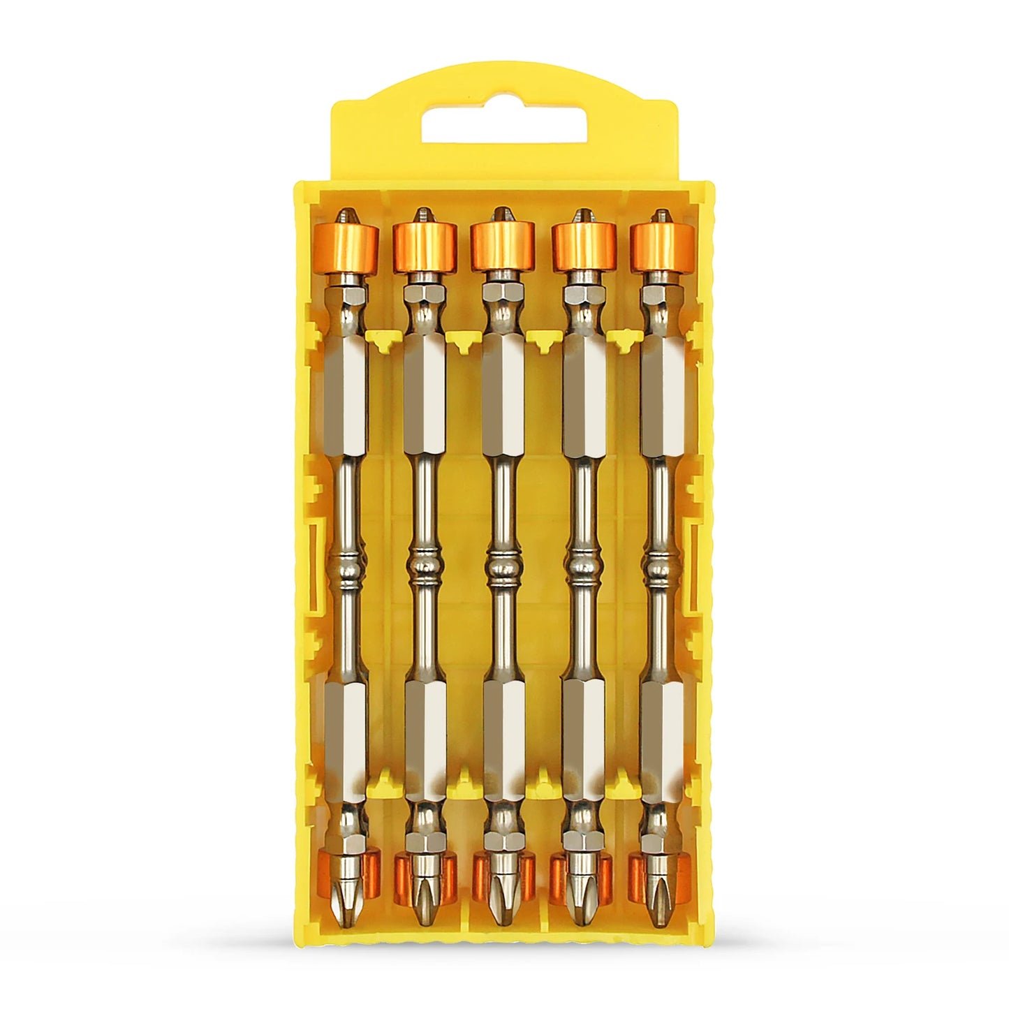 PH2 Hardness 65/110mm Screwdriver Bit Double Cross Head Hexagonal Handle Electric Screwdriver with Magnetic Ring Screwdriver Set