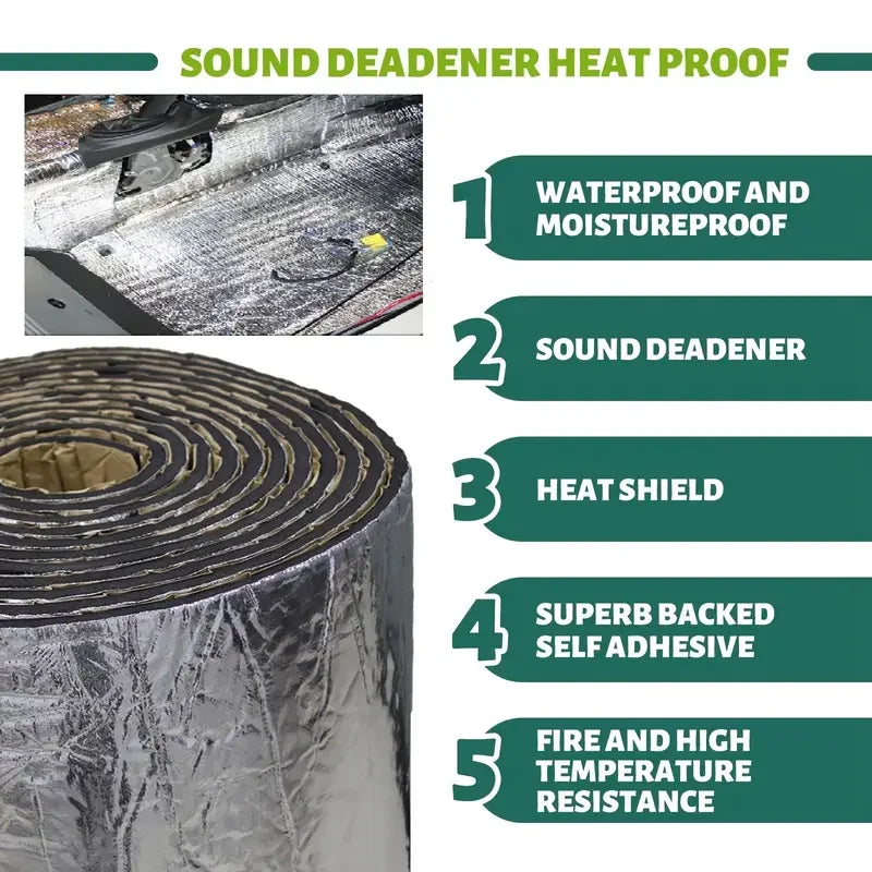 Car Sound Deadening Foam Mat, 5 mm or 10 mm - Two Sheet Sizes - view 4