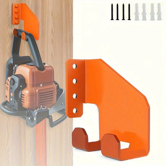 Heavy Duty Iron Chainsaw Hanger Wall Mount Storage Hook Garage Organizer for Chainsaw Power Tools Garden Tool Holder