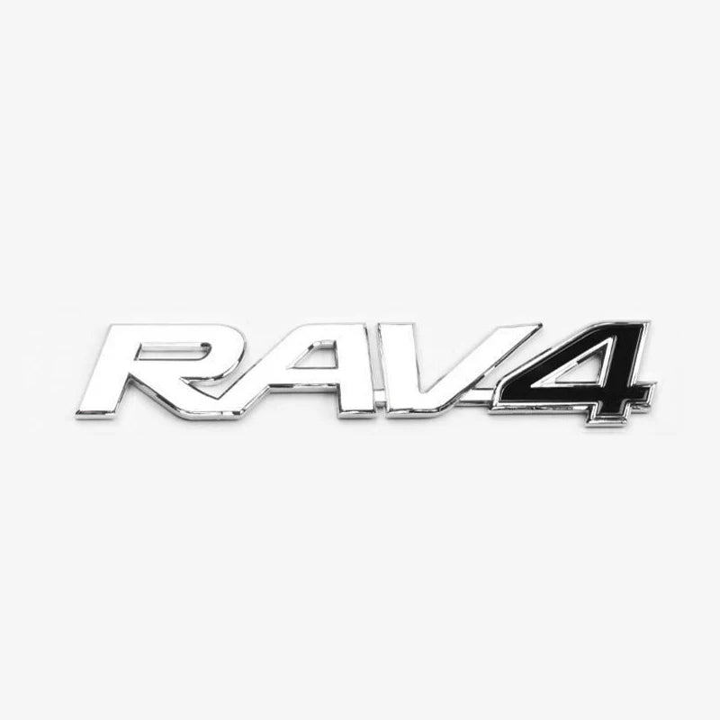 NEW ABS Car Body Trunk Emblem Sticker Rav4 LOGO For Toyota RAV4 SUV Badge Auto Rear Letter Decal Exterior Accessories